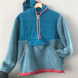 UGG IGGLY SHERPA HALF ZIP PULLOVER